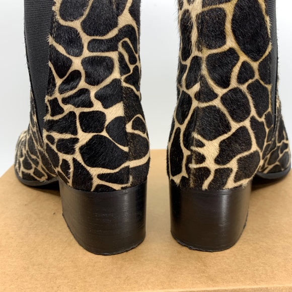 UO Pony Hair Giraffe Printed Bootie - Picture 3 of 10